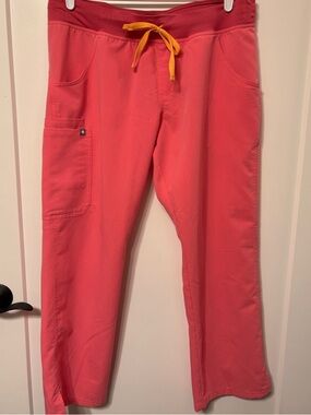 FIGS Technical Collection NEON pink Kade pants